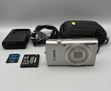 Canon IXUS 185 20MP Digital Camera Silver - Full Kit