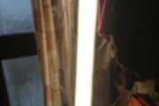Tornado element protection LED Lamp with fitting clamps, cable and switch. Shed house clearance sale unwanted stuff gift car boot sale Xmas garage workshop garden lamp
