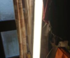 Tornado element protection LED Lamp with fitting clamps, cable and switch. Shed house clearance sale unwanted stuff gift car boot sale Xmas garage workshop garden lamp