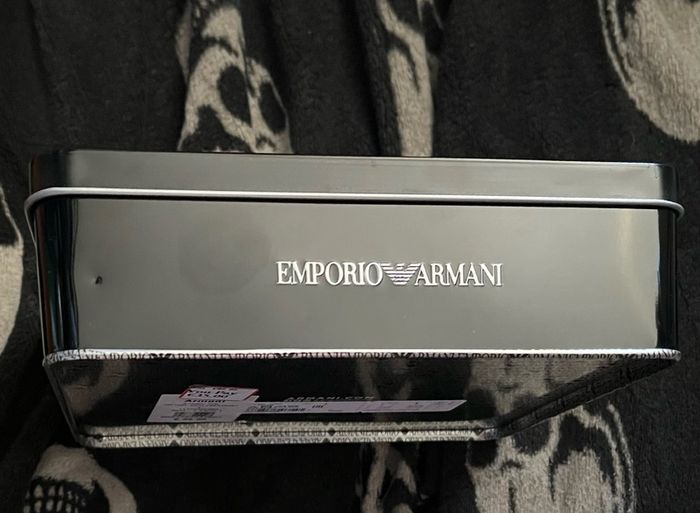 Armani metal box