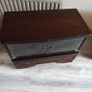 Vintage Mahogany-Style TV Stand / Media Cabinet (On Wheels) Image 10