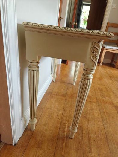 French neoclassicalcream console table