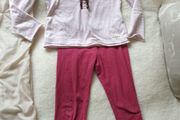 Burberry Girls 4-5 top and trousers set rrp 180