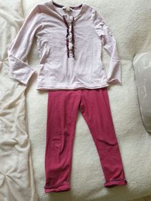 Burberry Girls 4-5 top and trousers set rrp 180