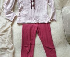 Burberry Girls 4-5 top and trousers set rrp 180