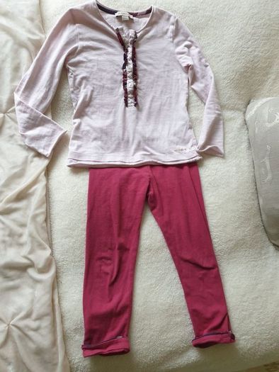 Burberry Girls 4-5 top and trousers set rrp 180