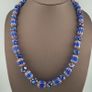 Antique Venetian Style Chevron & Thousand Glass Beads Necklace Image 9