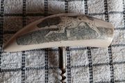 Vintage scrimshaw