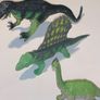 Three dinosaur toys Image 5