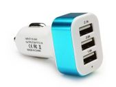 New Triple USB Universal Car Truck Cigarette Charger 12V 24V 2.1A 3 Port iPhone Samsung #591