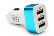 New Triple USB Universal Car Truck Cigarette Charger 12V 24V 2.1A 3 Port iPhone Samsung #591