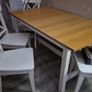dinning table and chairs plus bench Image 2