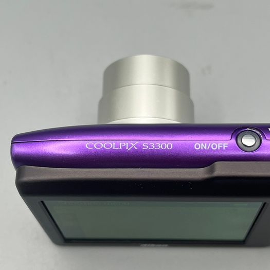 Nikon Coolpix S3300 16MP Digital Camera Purple - Full Kit