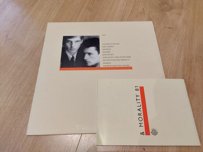 Omd - Architecture & Morality - Vinyl Record With Tour Program + Hundreds More