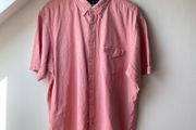 Mens Ralph Lauren Pink Short Sleeve Oxford Shirt