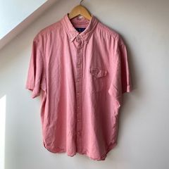 Mens Ralph Lauren Pink Short Sleeve Oxford Shirt