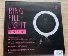 10 Inch Ring Fill Light For Selfies Videos Makeup