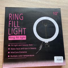 10 Inch Ring Fill Light For Selfies Videos Makeup