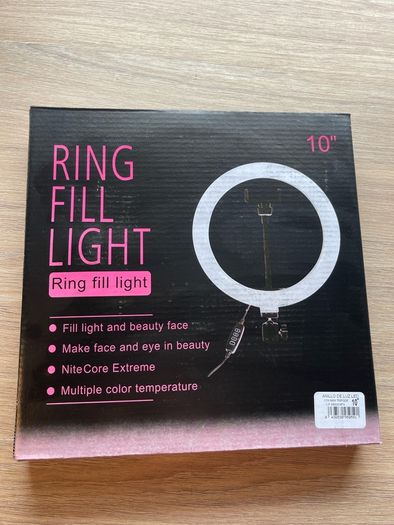 10 Inch Ring Fill Light For Selfies Videos Makeup