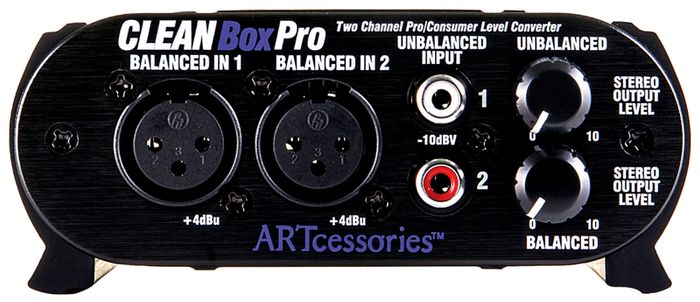 ART Cleanbox Pro 2-Channel Level Converter