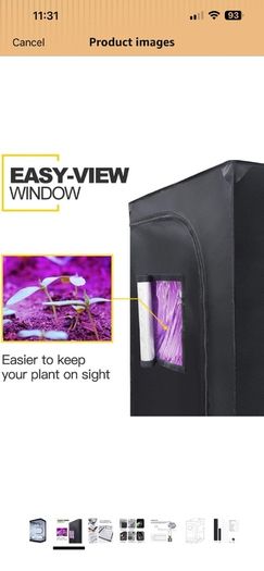 Large indoor grow tent 120x120x200