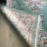 XL Pale Sage Woollen Rug Image 9