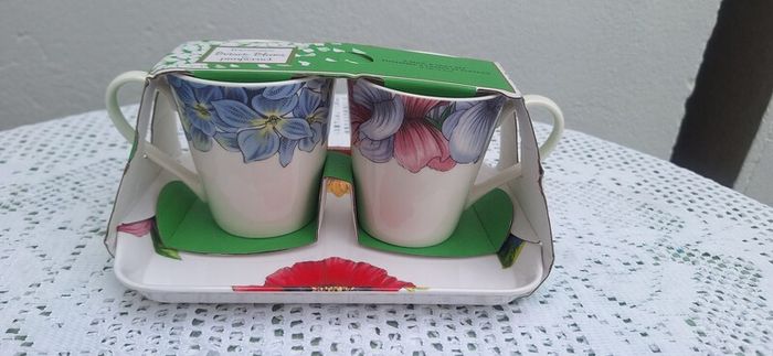 Pimpernel Botanic Blooms Mug & Tray Set