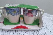 Pimpernel Botanic Blooms Mug &amp; Tray Set