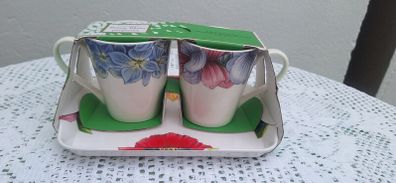 Pimpernel Botanic Blooms Mug & Tray Set
