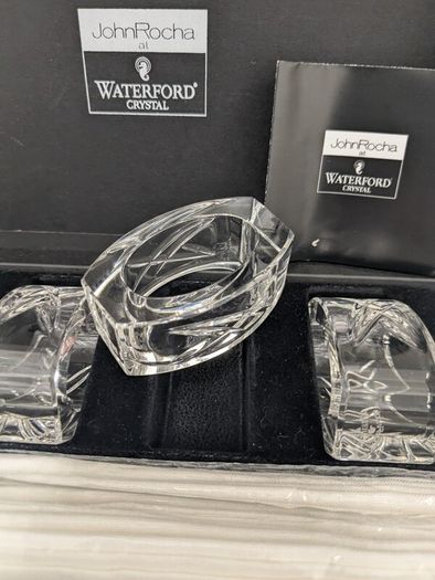Waterfod crystal by John Rocha napkin holders