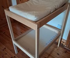 2 x Ikea Sniglar Changing table and Naturepedic Changing Mat