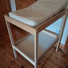 2 x Ikea Sniglar Changing table and Naturepedic Changing Mat