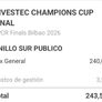 Investec Rugby Cup Final ticket Leinster v UBB - Bilbao Image 2