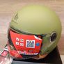 MT Street S 55-56) jet Scooter Helmets Matt Green Image 3