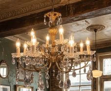 Very nice reasonably priced old chandelier rewired