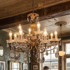 Very nice reasonably priced old chandelier rewired