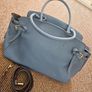 Genuine Trussardi Milano Large  Full Leather Vintage Bag with handles and long strap Image 3