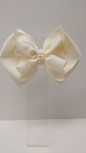 Ivory collection,  handmade hair clips
