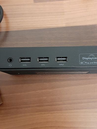 Dell docking station model d3100, 65w power supply + usb interface