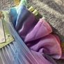 8-9years, With Tags H&M Rainbow Pleated Chiffon Dress Image 3