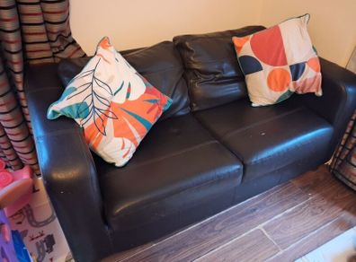 free leather sofa