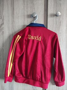 Spanish Tracksuit boy with name David fits 4/6 barely worn