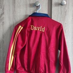 Spanish Tracksuit boy with name David fits 4/6 barely worn