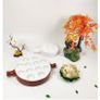 Brand New Ceramic Escargot Plates Oven Safe with Handle - 2-Pack, Brown. Image 5