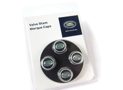 4 Genuine Land Rover tire valve stem caps (LR027560) BNIB