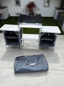 Camping kitchen unit