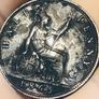 Half Penny 1865 Queen Victoria Nice grade Image 2