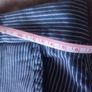 M & S chino shorts size 8 blue denim white pinstripe Image 6