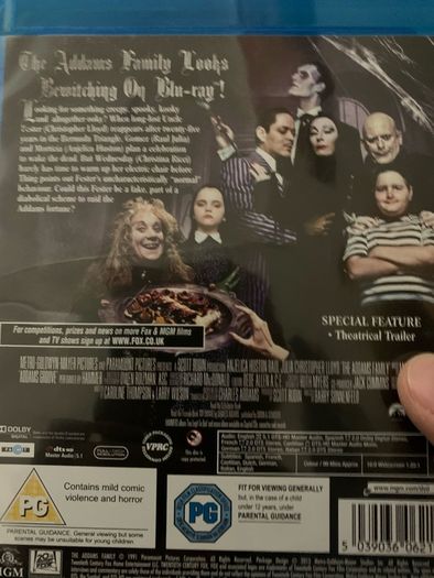 The Adams Family Blu-ray