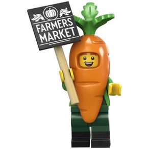 LEGO Minifigure - Carrot Mascot - Collectible Minifigures Series 24